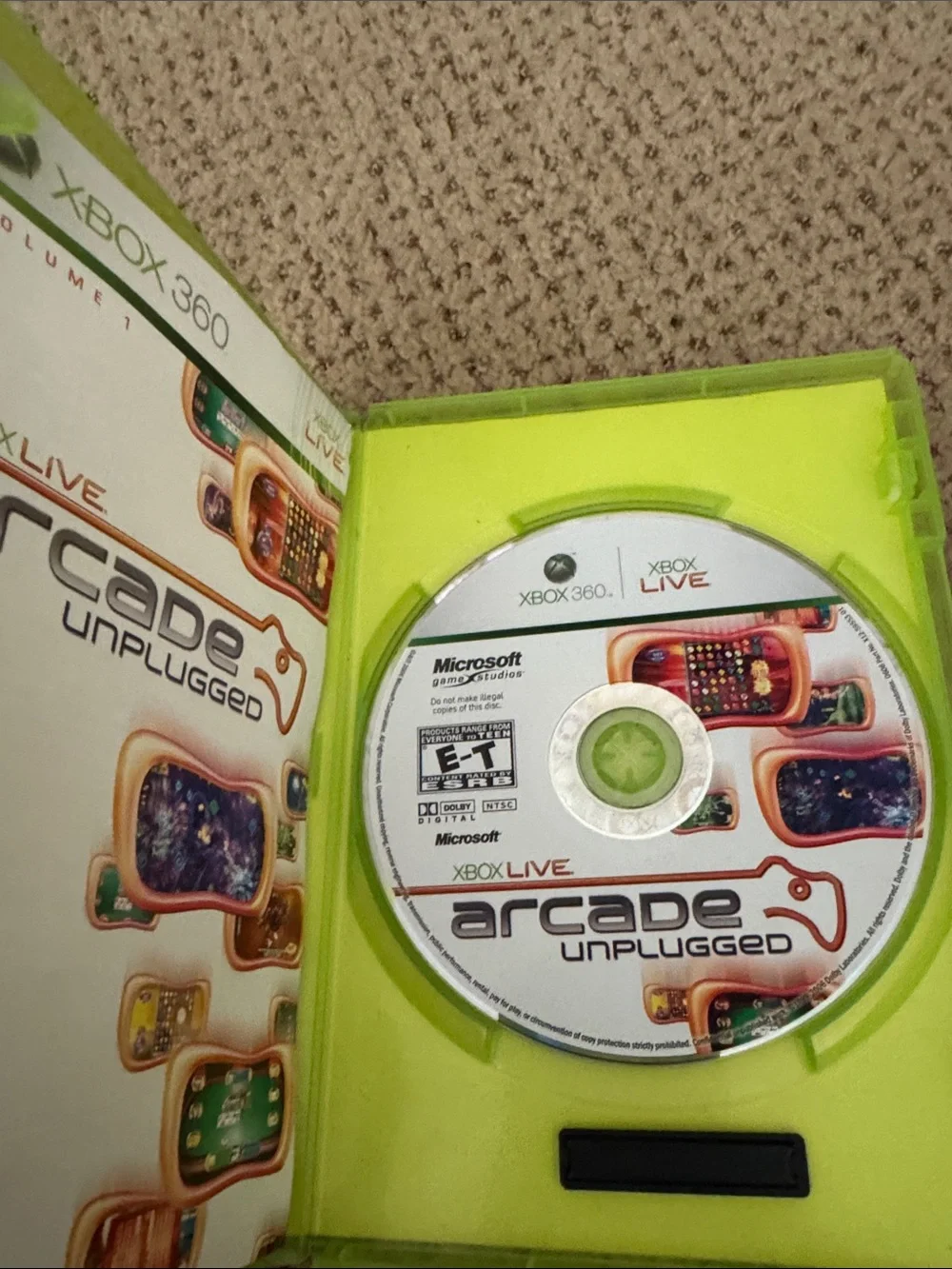 Microsoft Xbox 360 SSX & Arcade Unplugged — Green Cases